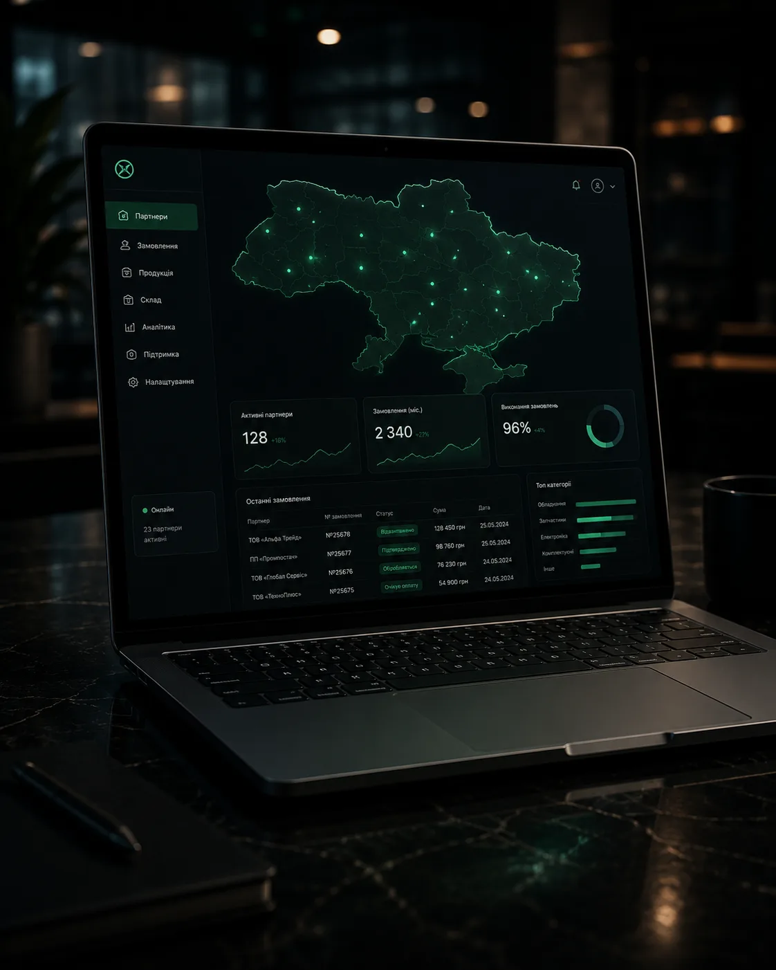 B2B портал для дилерів та партнерів